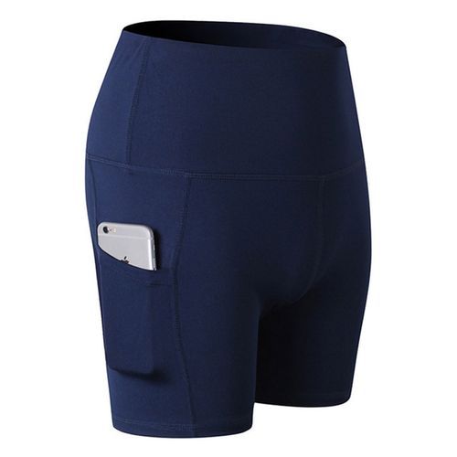 Women's Running Sports Shorts Workout Yoga Shorts（Navy Blue）