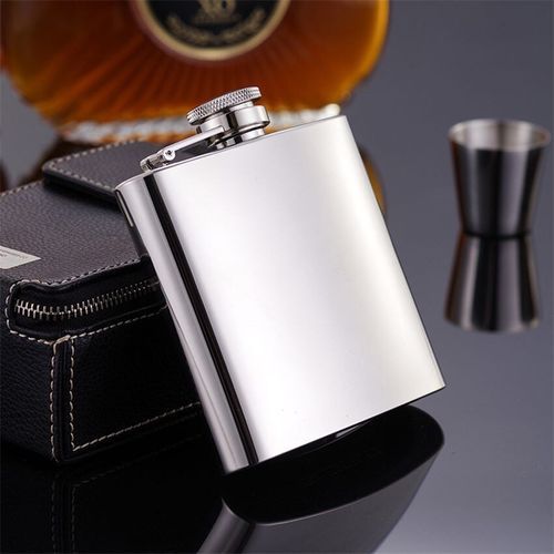 Portable Hip Flask Whisky Bottle Alcohol Flagon Drinkware