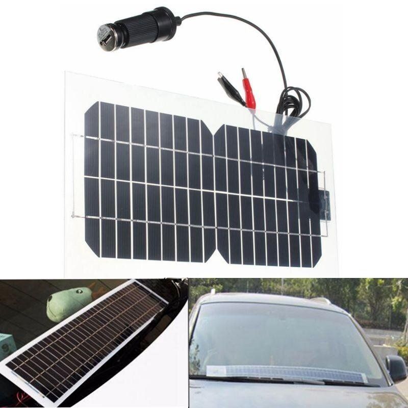 Semi-Flexible Solar18v 5.5w& Usb Monocrystalline Silicon Cell Photovoltaic Panels