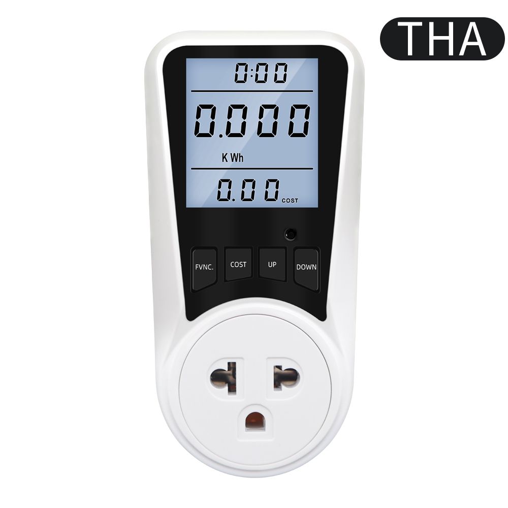 Digital Wattmeter Energy Power Meter Electricity Kwh Analyzer Usage Monitor Kilowatt Voltage With Backlight Wattage Outlet