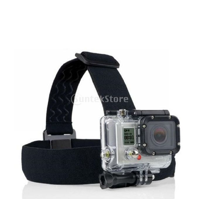 Head Strap Mount Belt Elastic Headband +Screw For GoPro Hero 5 Sports
