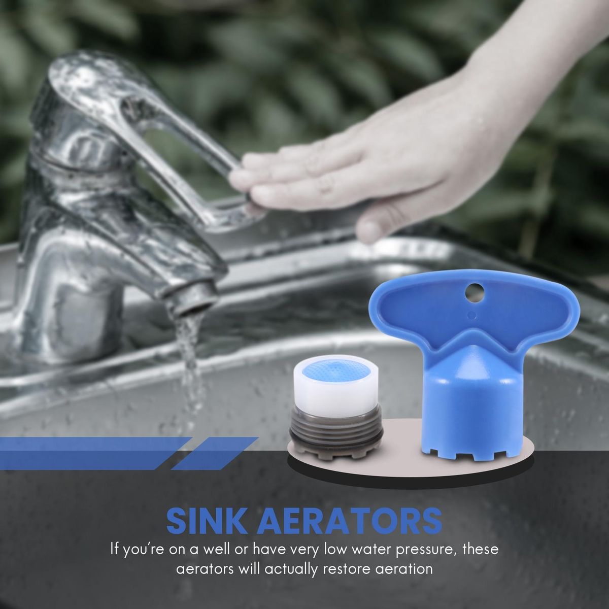 1.2GPM Faucet Repment Part Insert Filter, Restrictor