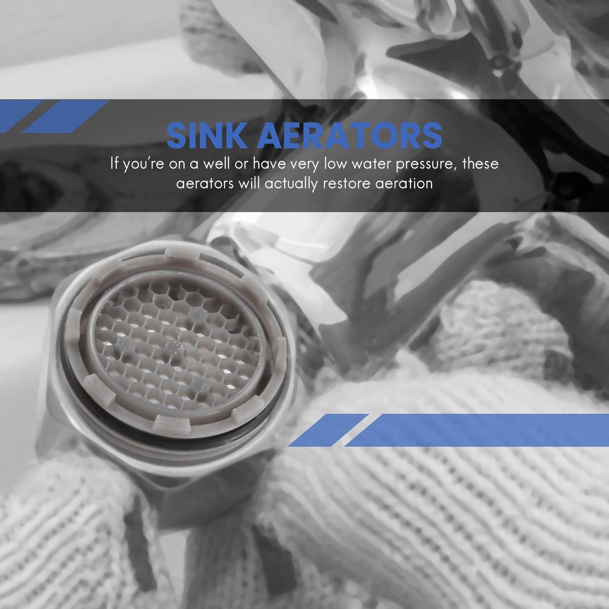 1.2GPM Faucet Repment Part Insert Filter, Restrictor