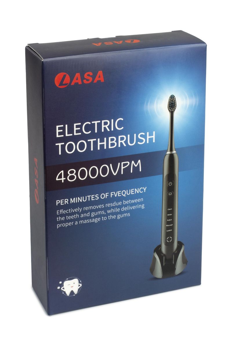 ELECTRIC TOOTHBRUSH 5 MODES WITH 2 BRUSH HEADS