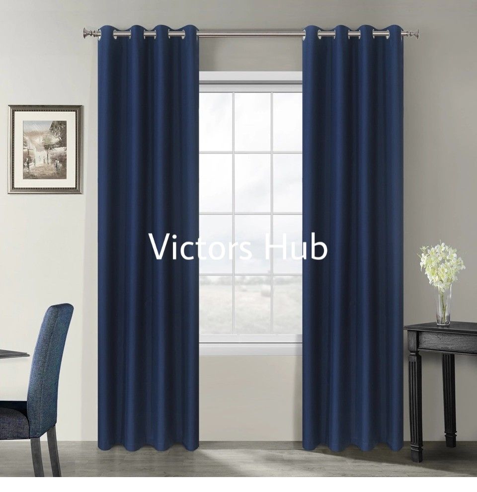 7.5ft. By 7.5ft. High Quality Curtain -Navy Blue