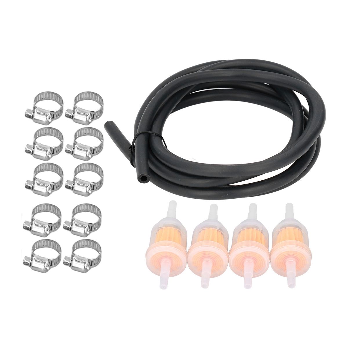 15pcs 2m Gas Line Adjustable Hose Clip 5mm ID 9mm OD