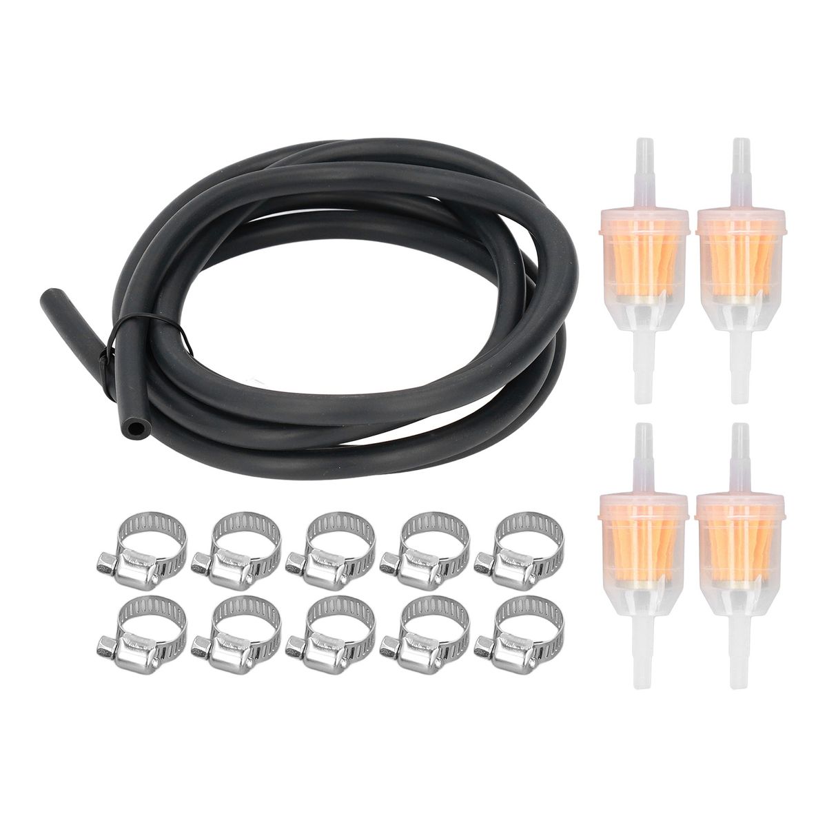 15pcs 2m Gas Line Adjustable Hose Clip 5mm ID 9mm OD