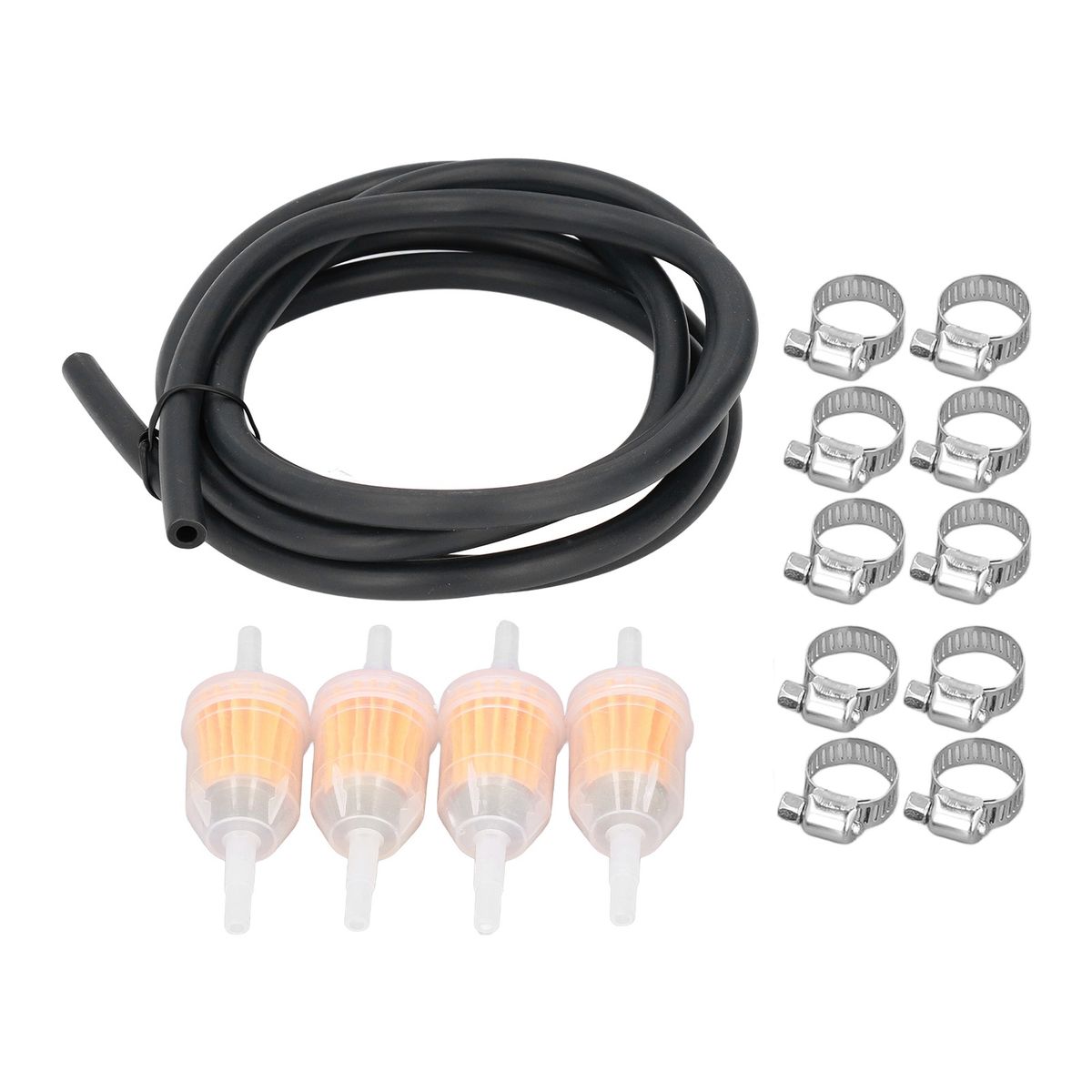 15pcs 2m Gas Line Adjustable Hose Clip 5mm ID 9mm OD