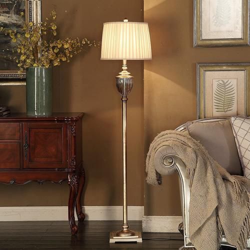 Floor Lamp, Berg Crystal Antique Brass Floor Lamp For Living Room Bedroom Lounge Modern Metal Standing Lamps 61