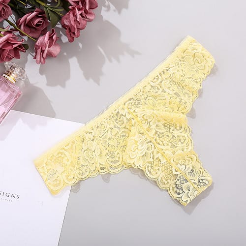 Women's Panties G-string Briefs - (5 Pieces Xlarge)