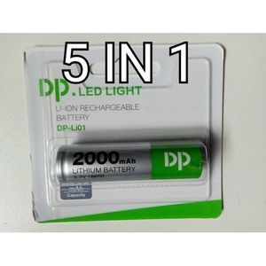 Li-ion  3.7V Rechargeable Battery 2000mAh -2Pcs