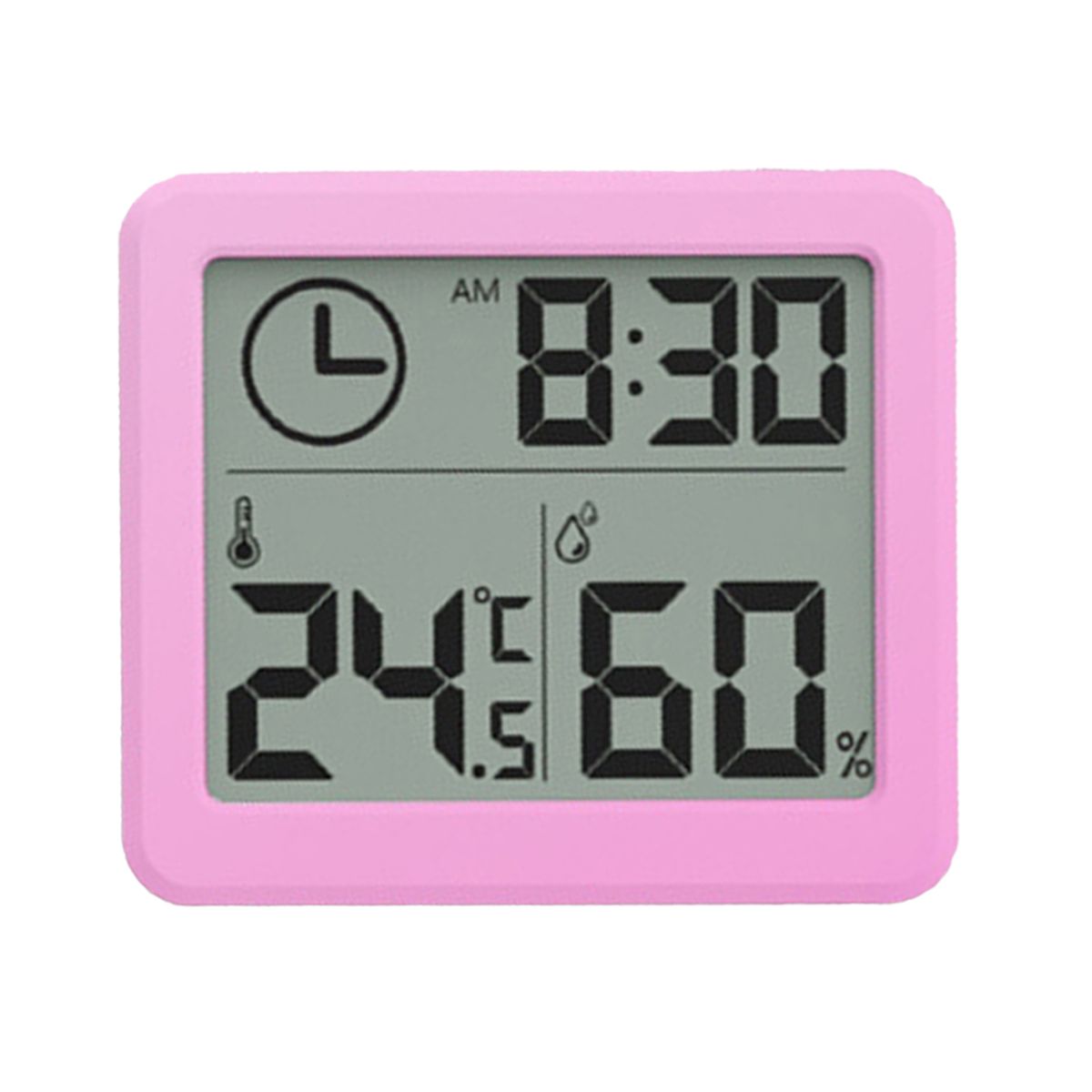 Temperature Humidity Meter Multifunctional High-Pink
