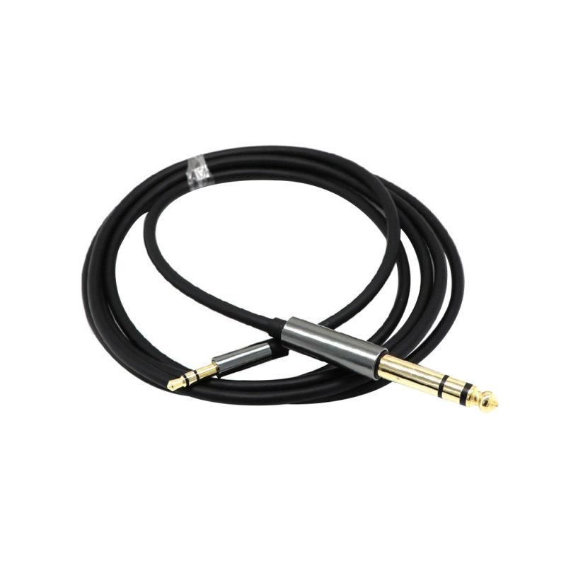 3.5mm Male to 6.5mm 1/4 Inch Male Adapter Jack Stereo-Black