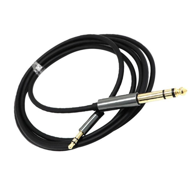 3.5mm Male to 6.5mm 1/4 Inch Male Adapter Jack Stereo-Black