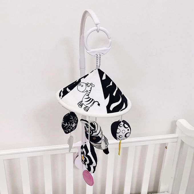 My First Baby Crib Mobile Baby Crib Rattles Bed Bell Toy For Zebra