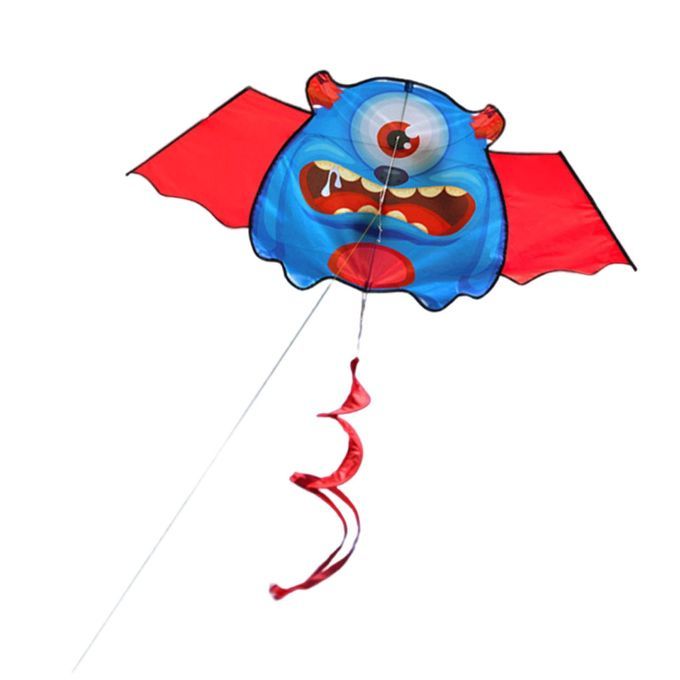 58"x23" Monster Kite Huge Park 160cm Tail Beach Single Line For Kids