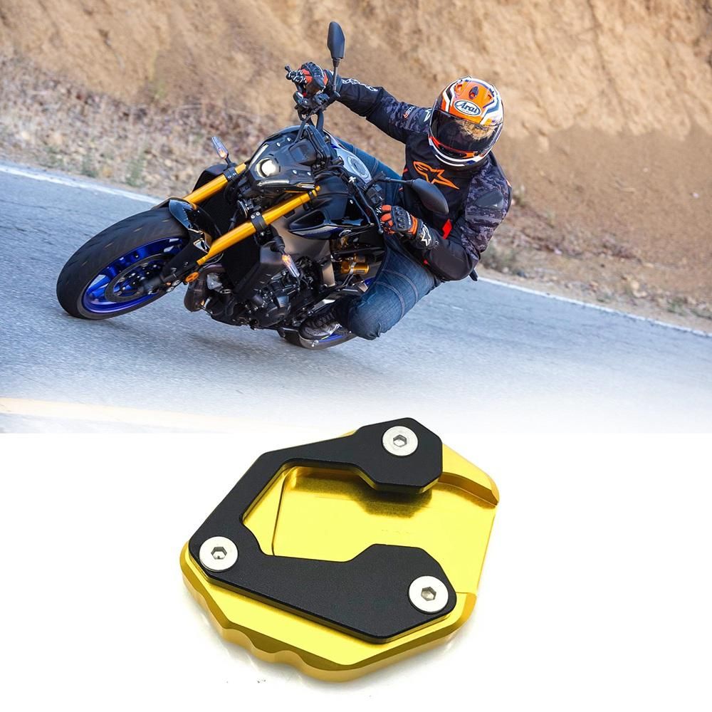 For Yamaha MT-09 Side Stand Extension Pad Plate Enlarge