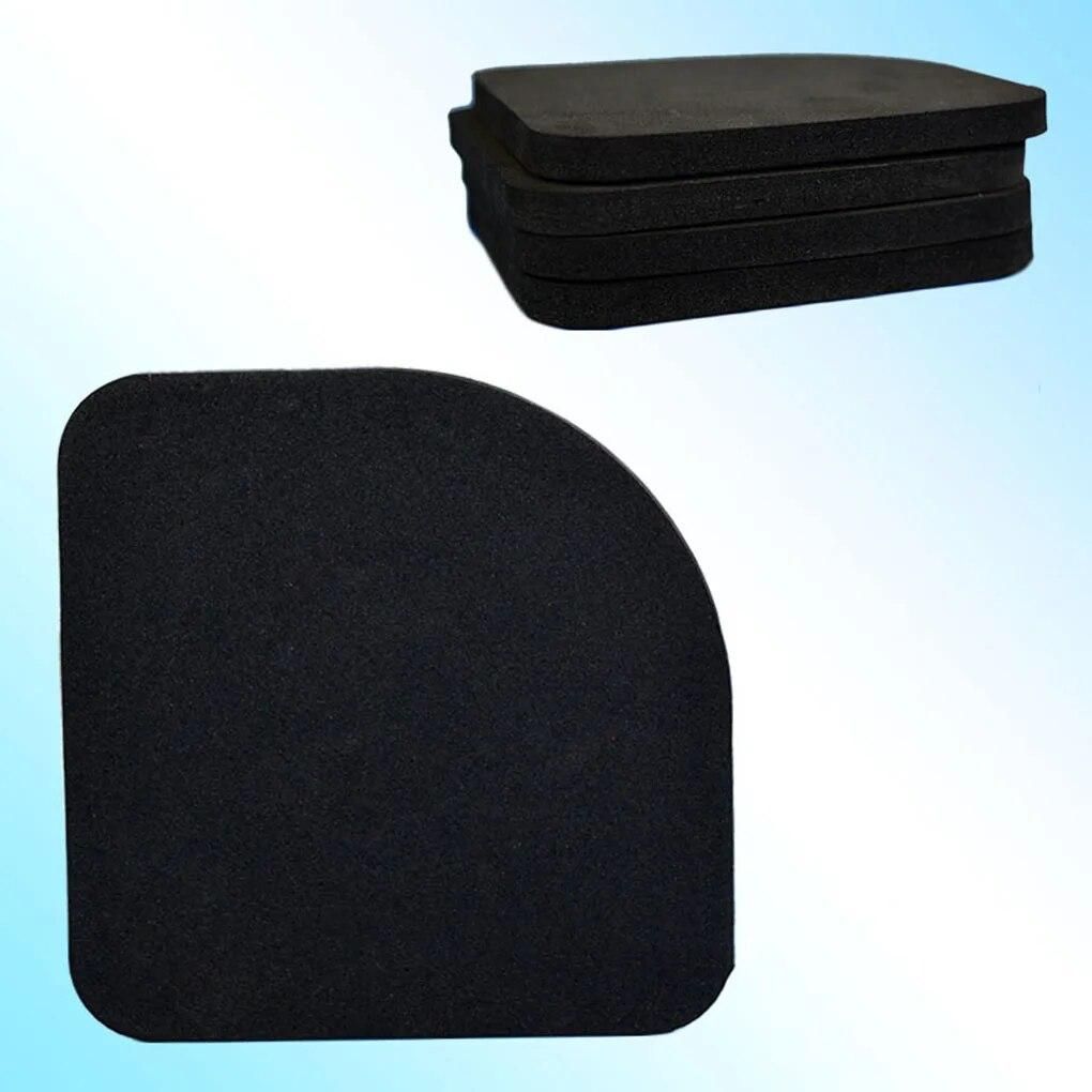 4-16Pcs Multifunction Washing Machine Shock Mute Pads Black Refrigerator Non-slip Anti-vibration Mats Bathroom Accessories
