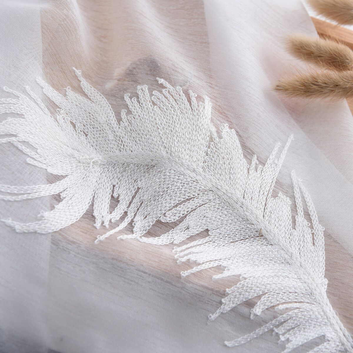 Home Decor Tulle Voile Window Curtain Drape Panel Valances Gauze Living Room Modern White 3mx2.5m