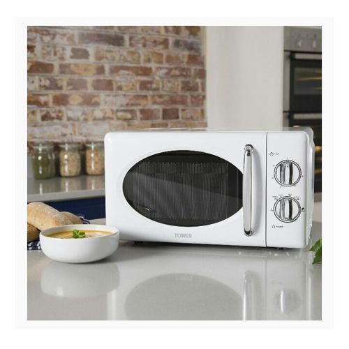 20L Manual Solo Microwave Oven With 6 Power Levels