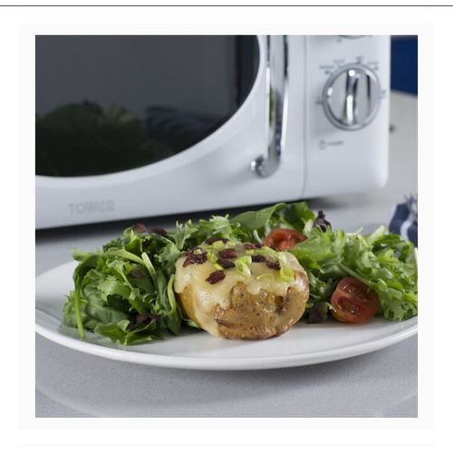 20L Manual Solo Microwave Oven With 6 Power Levels