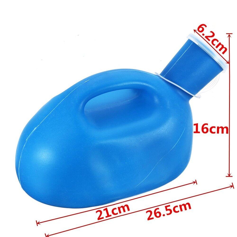 2000ml Blue Portable Outdoor Urine Storage Bottle Male Men Pee Camping Travel