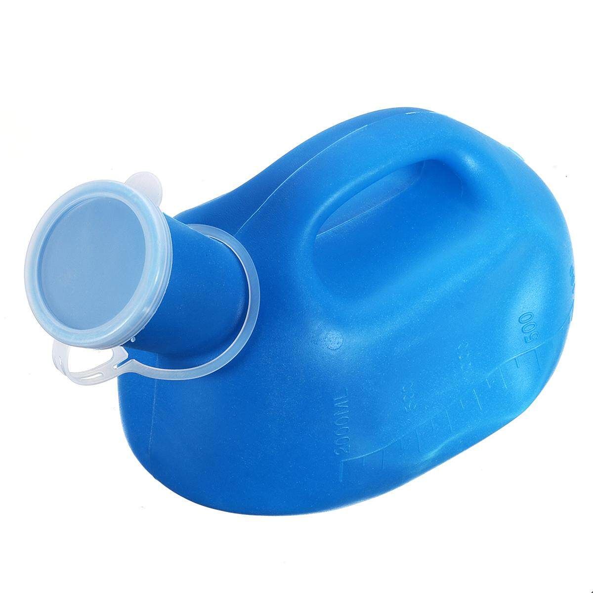 2000ml Blue Portable Outdoor Urine Storage Bottle Male Men Pee Camping Travel