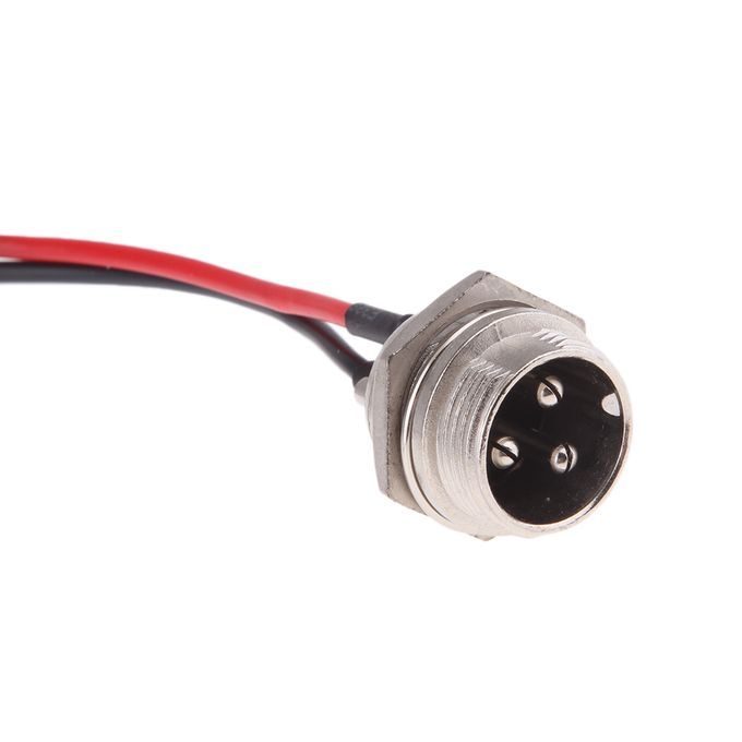 Battery Charger Adapter For Electric Bicycle Scooter Male 3 Pin Plug
