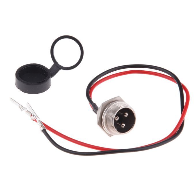 Battery Charger Adapter For Electric Bicycle Scooter Male 3 Pin Plug