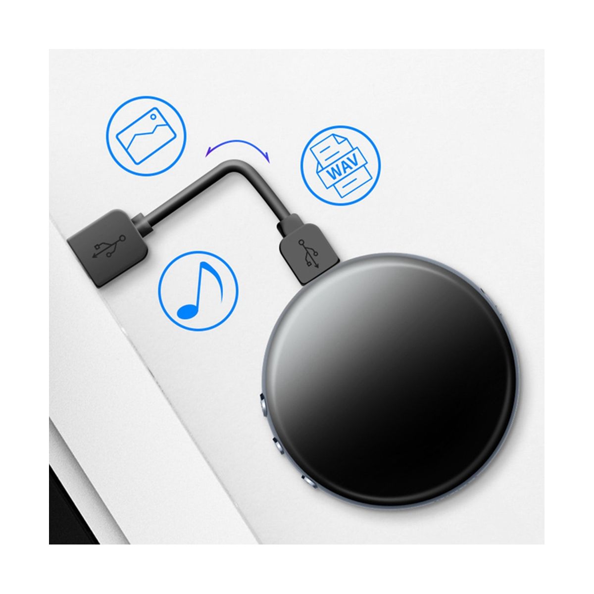 M29 64GB Mini Intelligent Voice-Activated Recording Device 100H Standby Noise-Canceling Recorder Magnetic Recording Pen