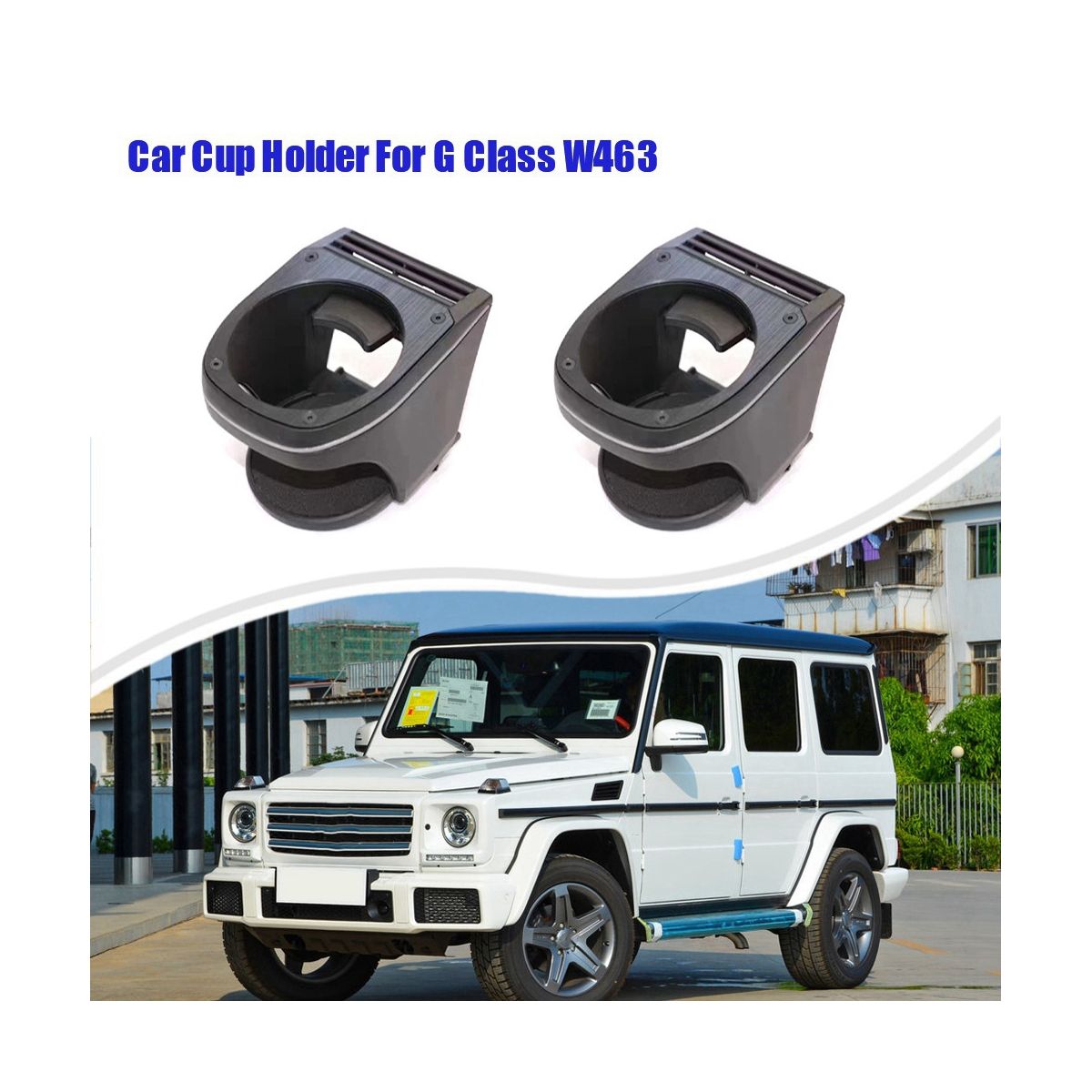 2Pcs Car Auto Parts Interior Cup Holder for G Class W463 G63 G65 G55 G500 G550 G350