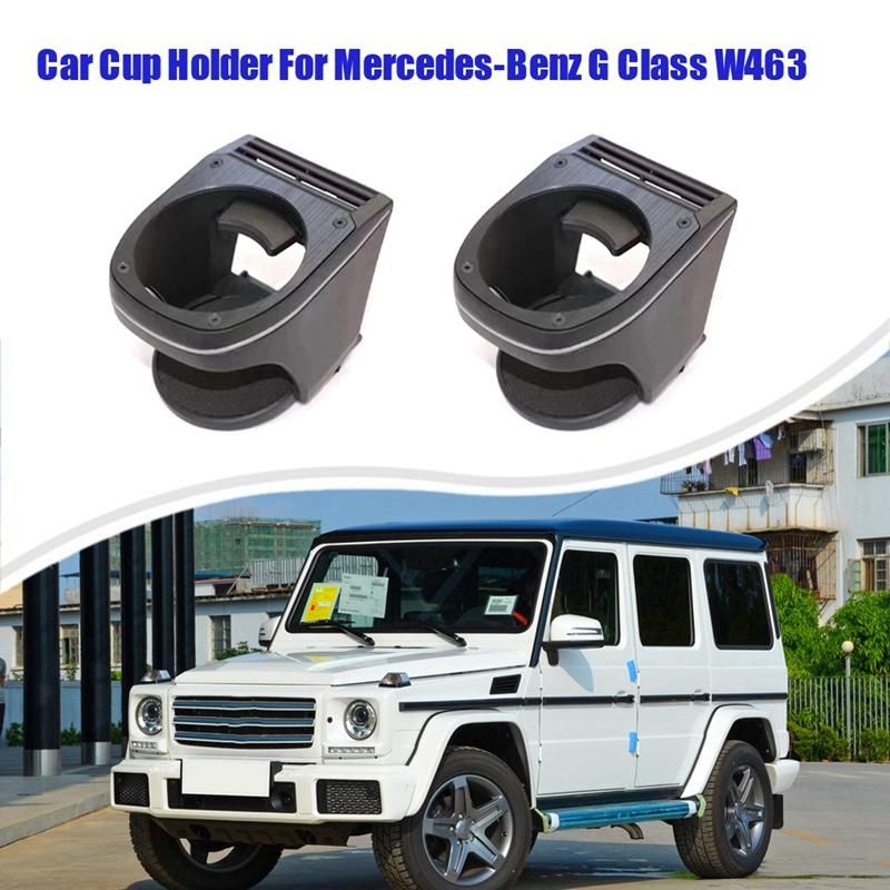 2Pcs Car Auto Parts Interior Cup Holder for G Class W463 G63 G65 G55 G500 G550 G350