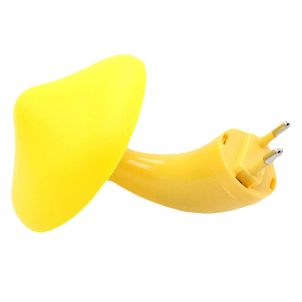 Led Night Light Mushroom Wall Lamp Light-control Sensor