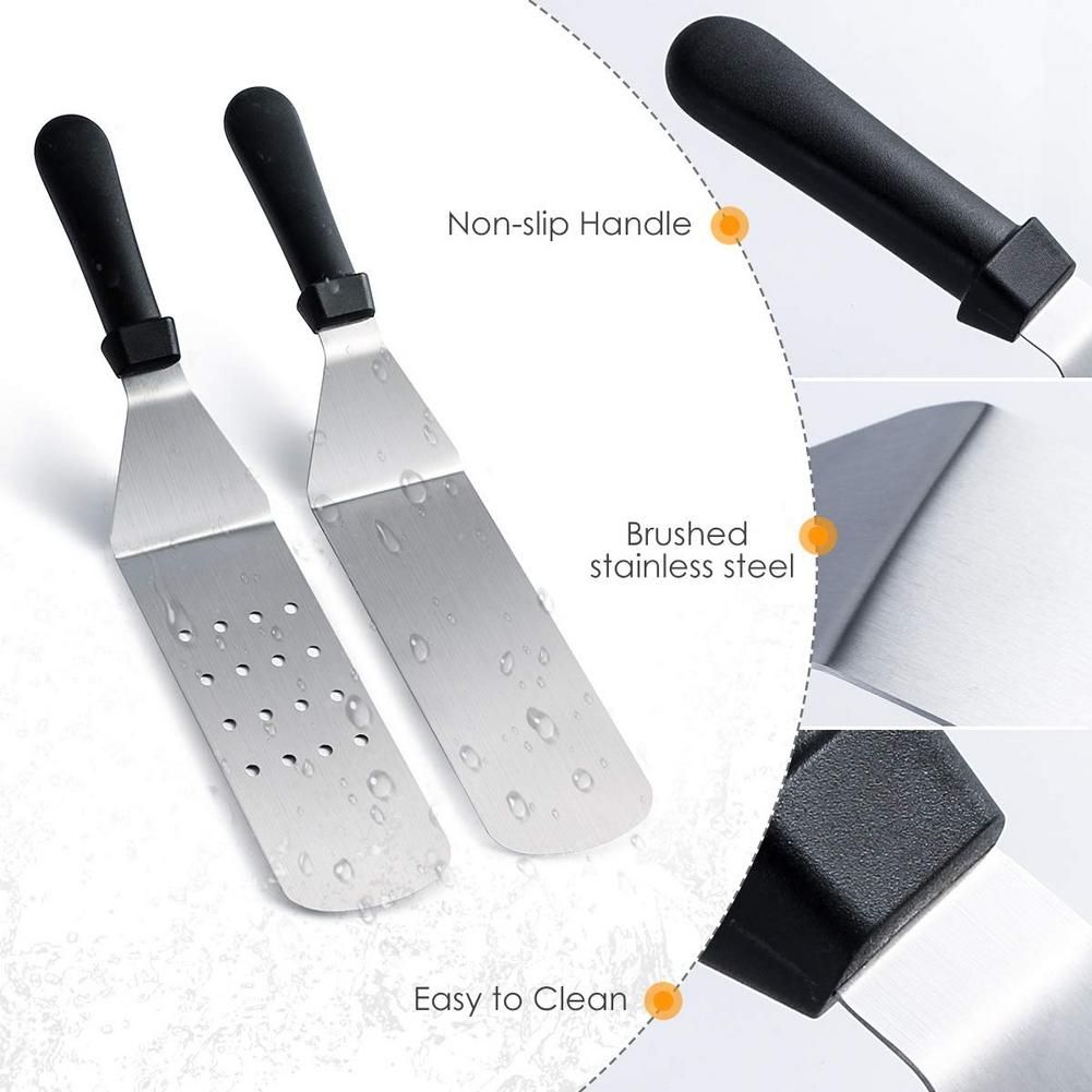 5pcs Set BBQ Tools Barbecue Set For Teppanyaki Spatulas For