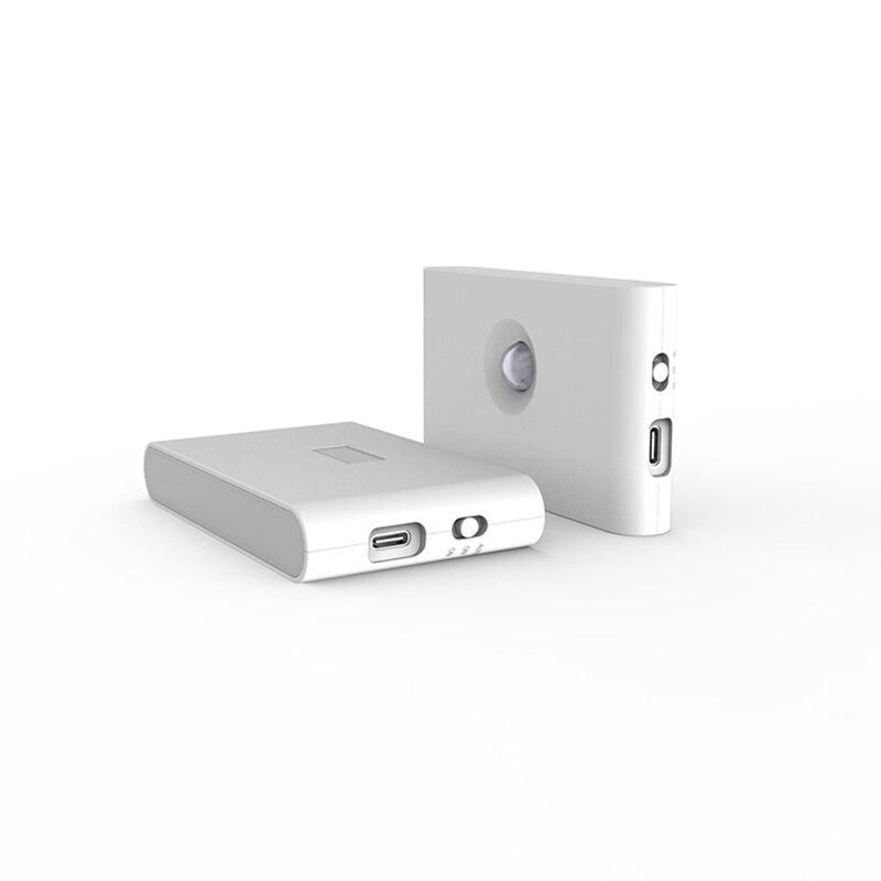 Motion Sensor LED Wireless Night Light Bedroom Lamp USB Rechargeable Energy-saving Automatic Wall-Mounted Body Induction Lamp