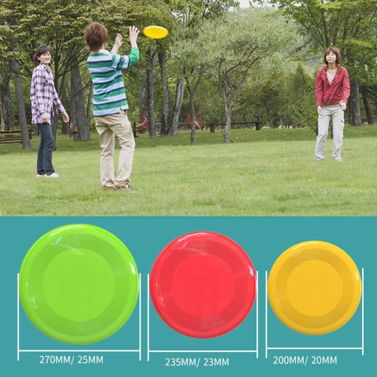 R1223 Sports Fly Plate PP Material, Size: 235mm (Red)