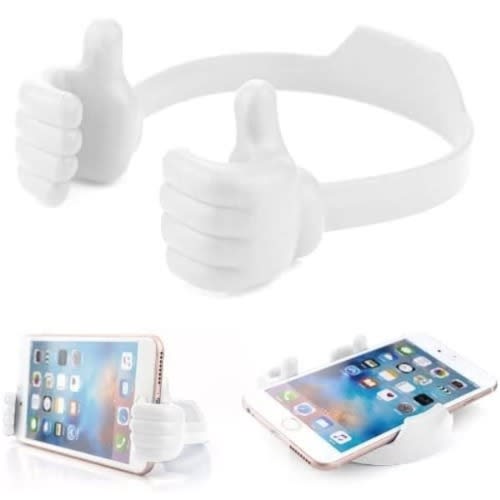 Ok Thumbs-up Phone Holder - White
