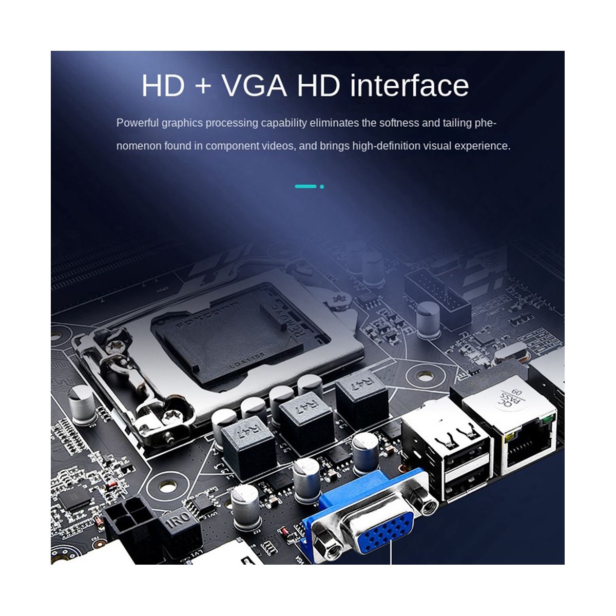H61M Motherboard LGA 1155 Computer Motherboard 16GB Supports Core I3 I5 I7 3240 Series Processor DDR3 SATA2.0