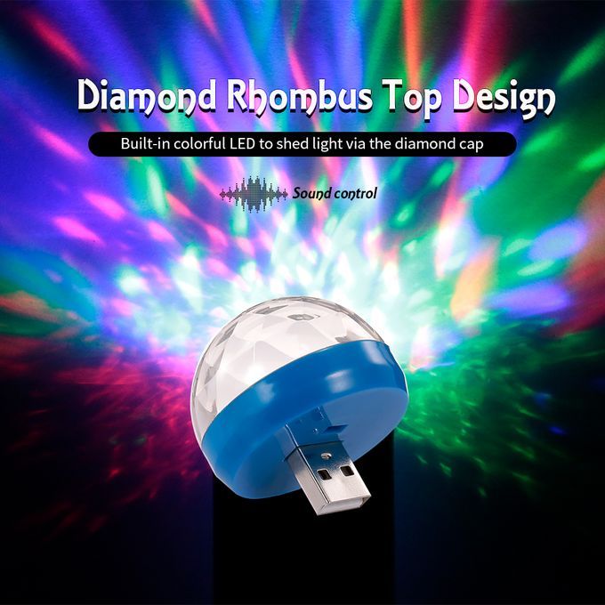 LED RGB Mini Light DJ KTV Disco Light Sound Control Magic
