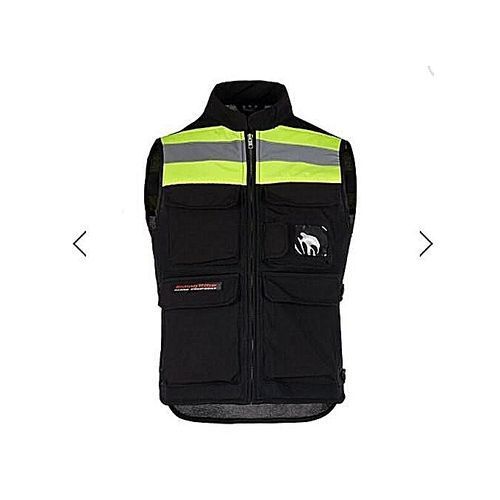 Motorcycle Racing Vest Protector Body Armour Reflective Jackets Pro-biker JK34 Green/L
