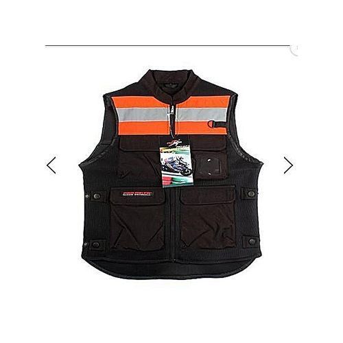 Motorcycle Racing Vest Protector Body Armour Reflective Jackets Pro-biker JK34 Green/L