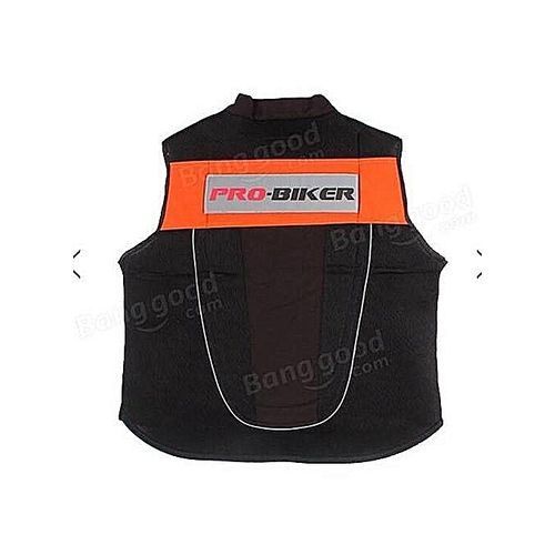 Motorcycle Racing Vest Protector Body Armour Reflective Jackets Pro-biker JK34 Green/L