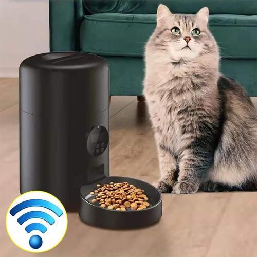 3L Smart Pet Feeder WIFI APP Control Cat Dog Automatic Feeding Device Food Dispenser Bowls Fixed & Quantitative Anti Stuck Grain