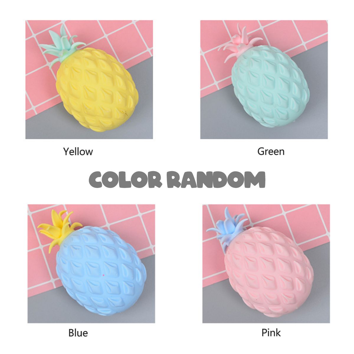 1Pc Simulation Pineapple Decompression Toy Pinch Squeeze