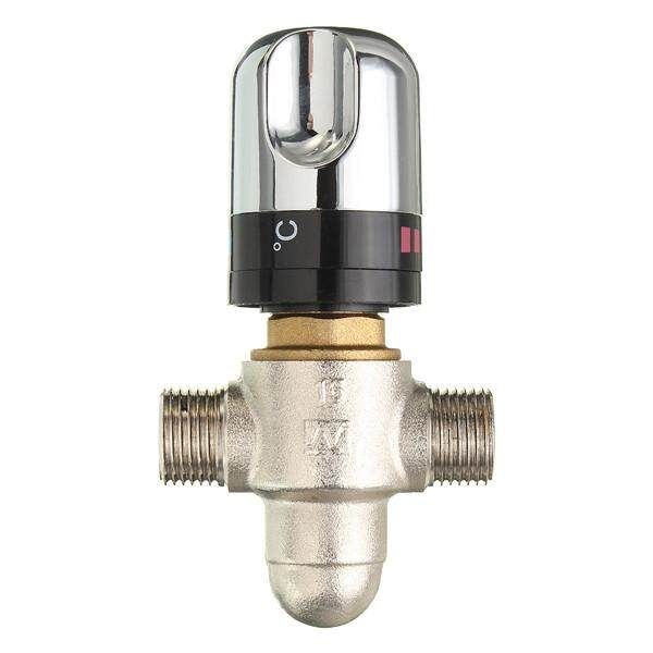 G1/2'' Brass Thermostatic Mixing Solar Water Heater Valve For Shower Faucet