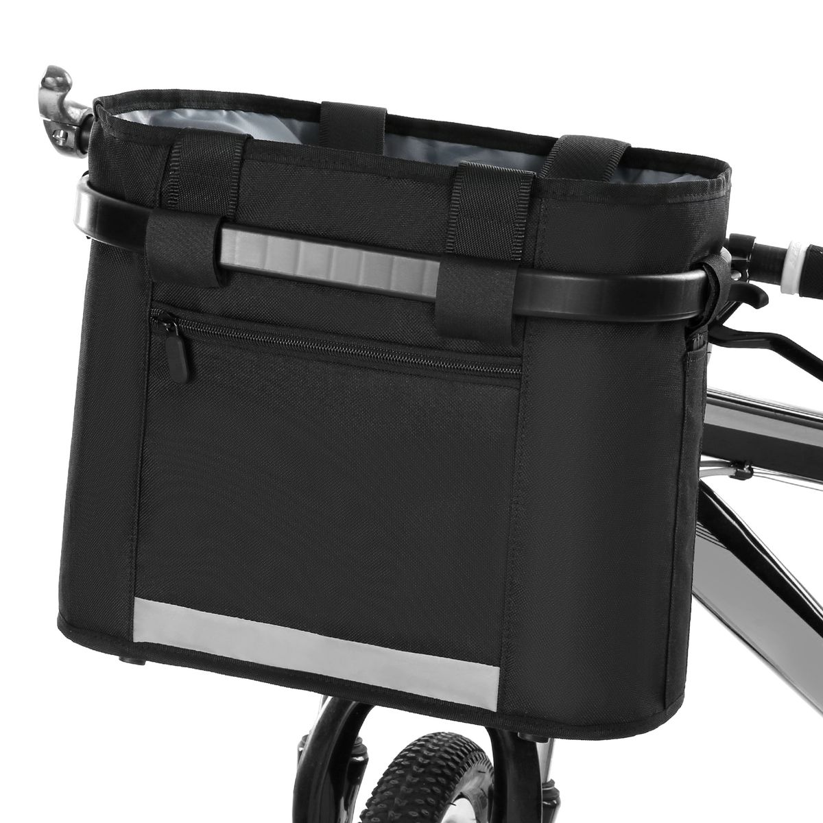 Bike Basket Quick Release Removable Folding Bicycle