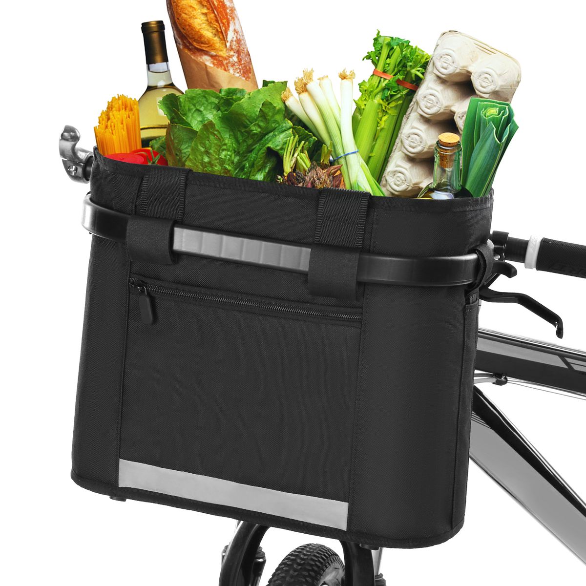 Bike Basket Quick Release Removable Folding Bicycle