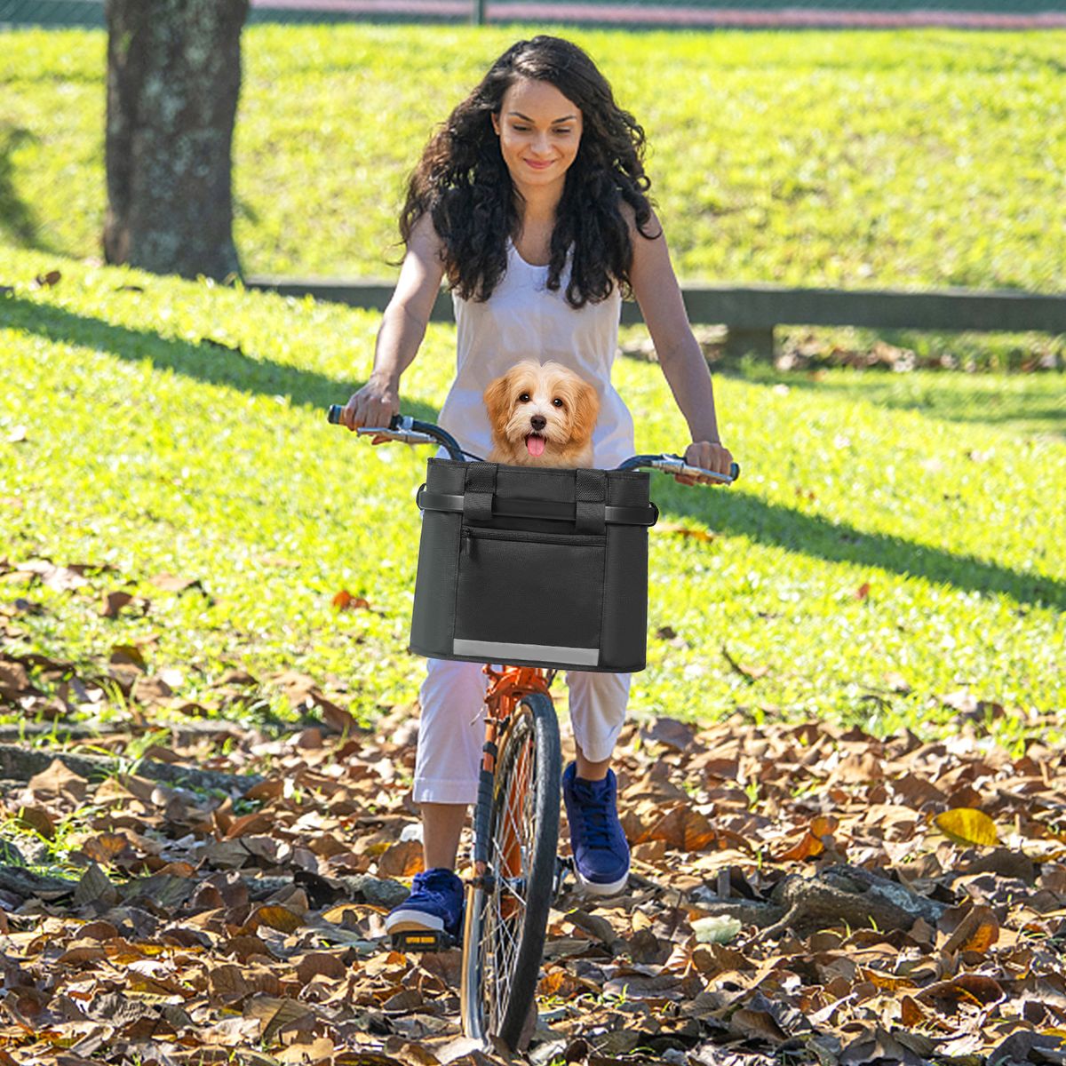 Bike Basket Quick Release Removable Folding Bicycle