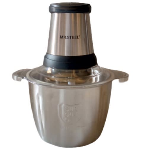 Mr. Steel Stainless Electric Yam Pounder, Food Processor - 3L- 800W