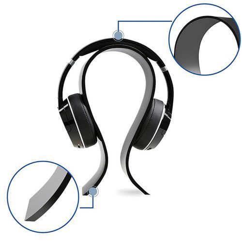 TB Headphone Display Stand Plexiglass Headphone Stand U Type Earphone StandBlack